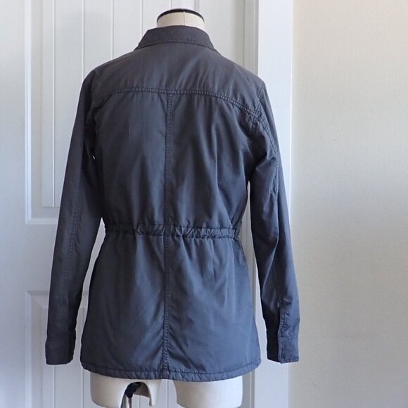 Toad & Co Organic Cotton Wool Ghostwriter Utility Jacket in Slate Gray Size S - Picture 3 of 11